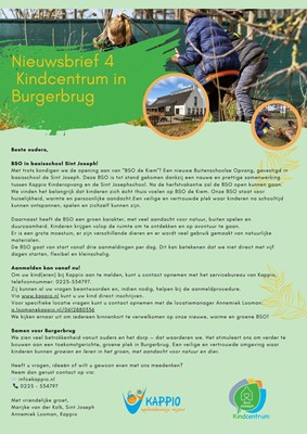 4. Nieuwsbrief Kindcentrum Burgerbrug 