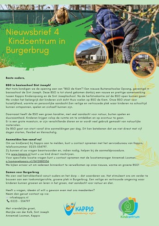 4. Nieuwsbrief Kindcentrum Burgerbrug 